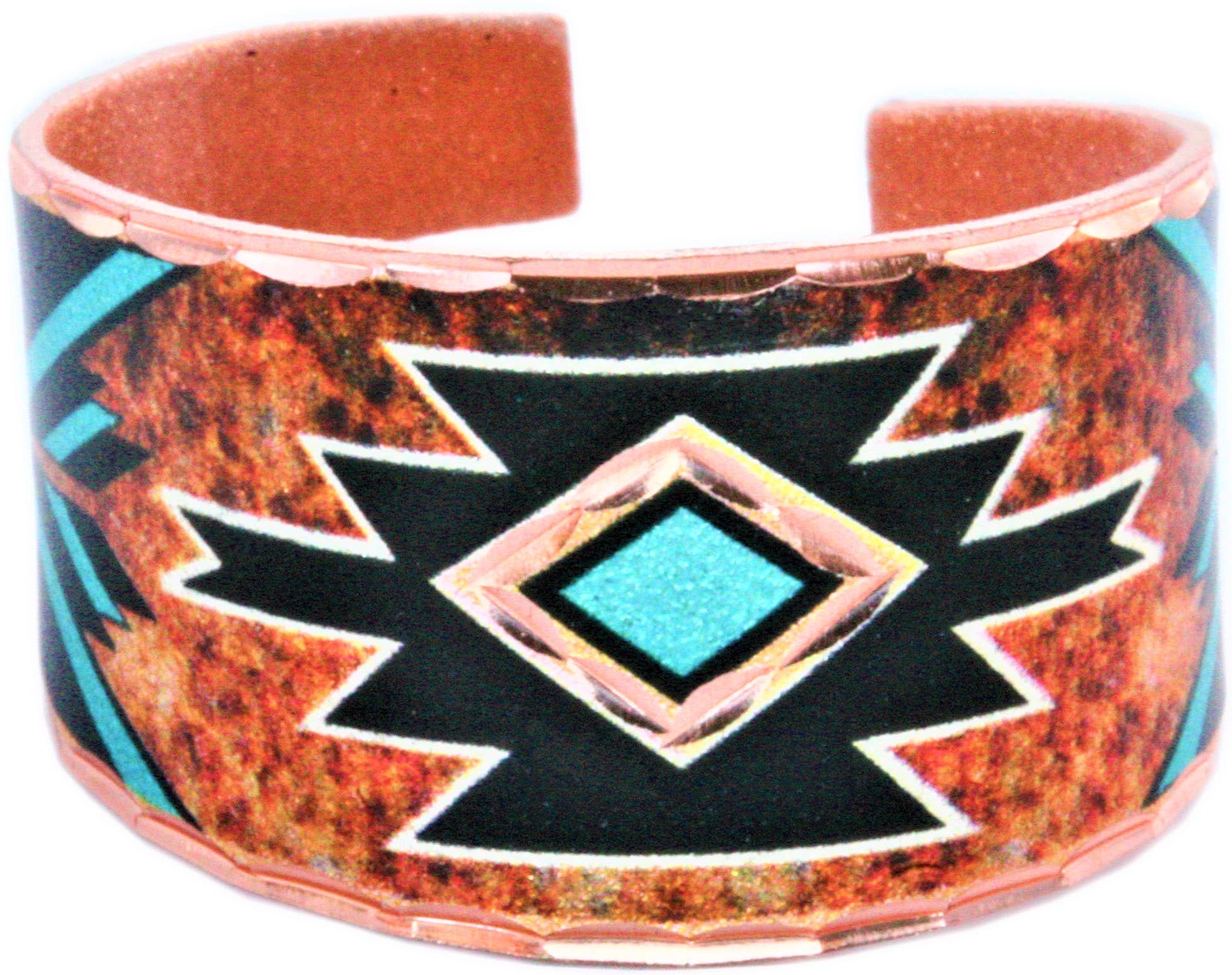 COPPER ARTS INC. - Wholesale Cocktail/Statement Ring - RC 715 Burgundy turquoise Native American rings 1