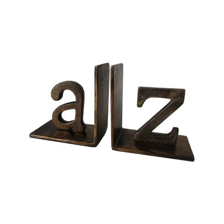ADC Eindhoven – Engroshandel Bogstøtte – Bogstøtte - A-Z - Antik Messing Skinnende
