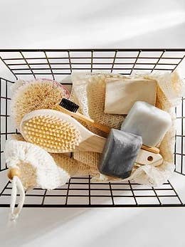 Agave Exfoliating Bag for wholesale by Bodhi Bear Apothecary