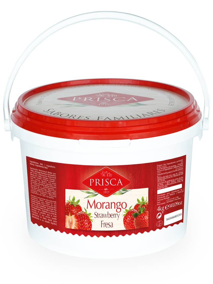 Doce De Morango 4Kg (Balde) por atacado de Casa da Prisca
