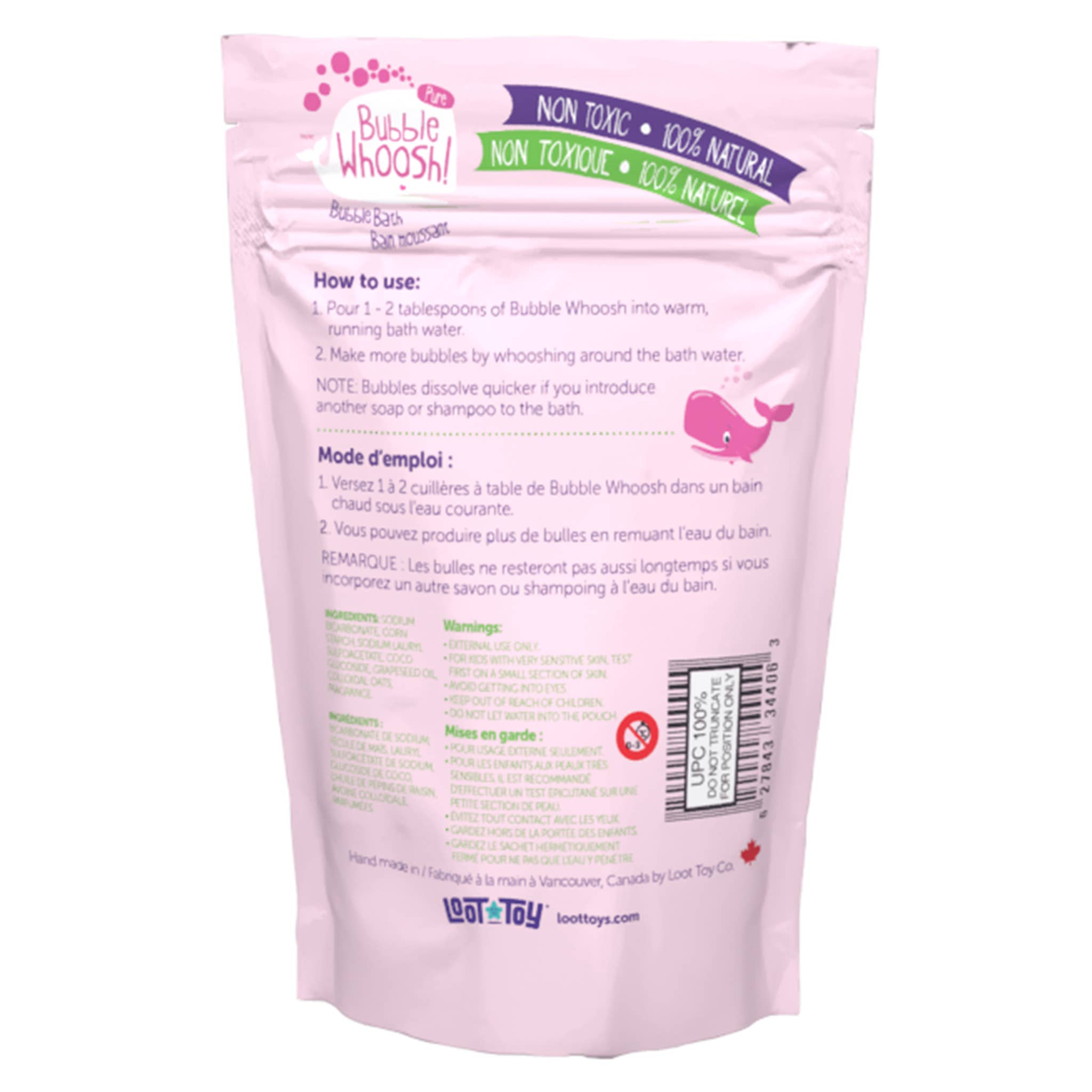 Loot Toy Company - Wholesale Bubble Bath - Bubble Whoosh PURE4