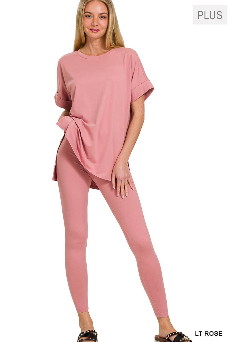 42POPS - Wholesale Lounge Set - Women's - `.Plus Microfiber Loungewear Set71