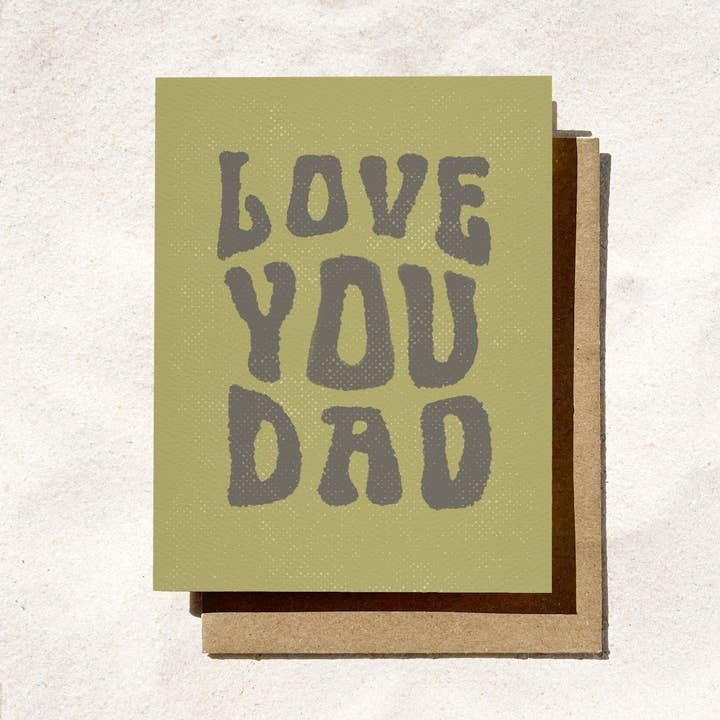Love You Dad Card | Dad Birthday Card | Cool Dad Card for wholesale by Daydream Prints
