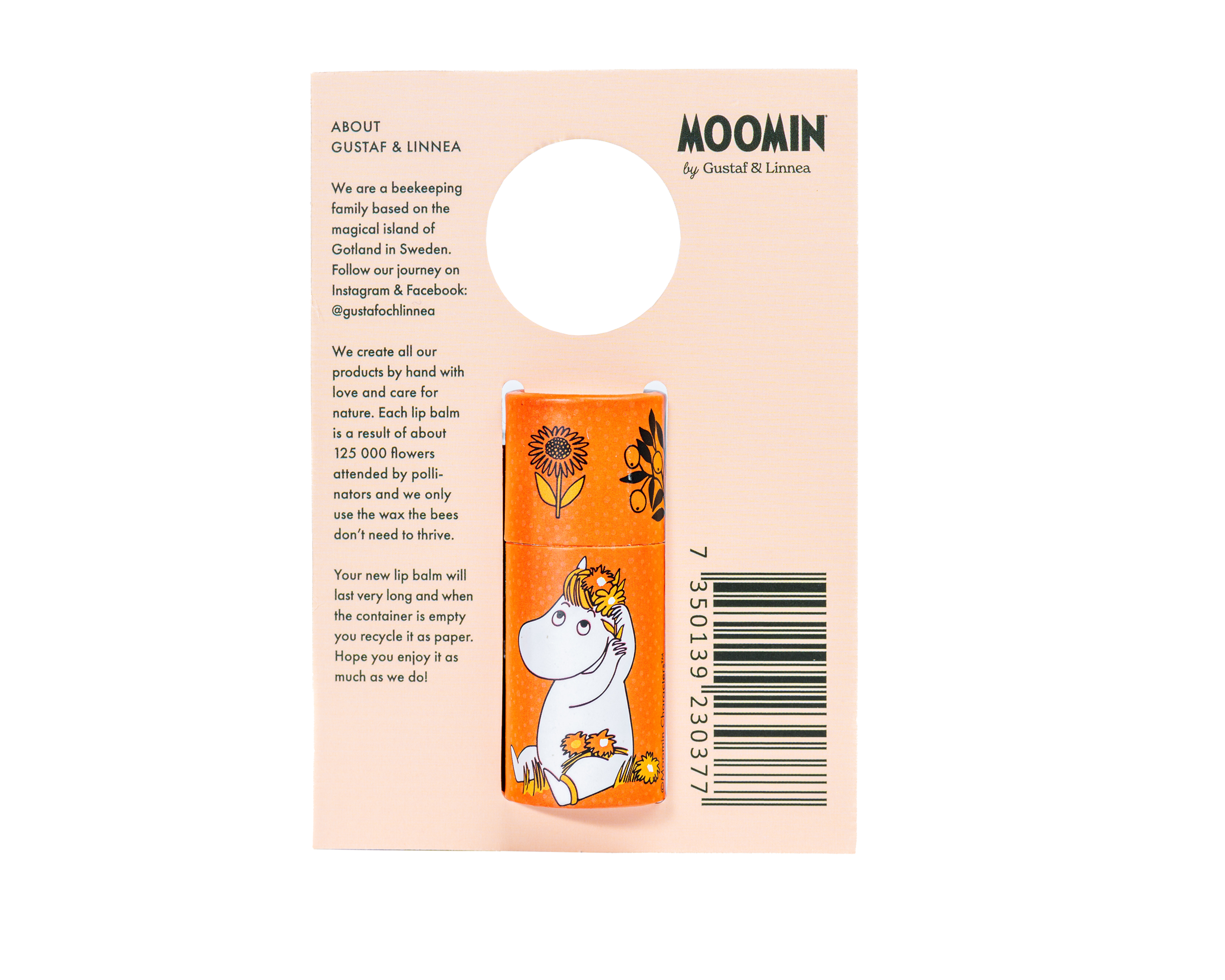 Gustaf och Linnea - Wholesale Lip Balm - Moomin by G&L - Lip balm with orange flavor5