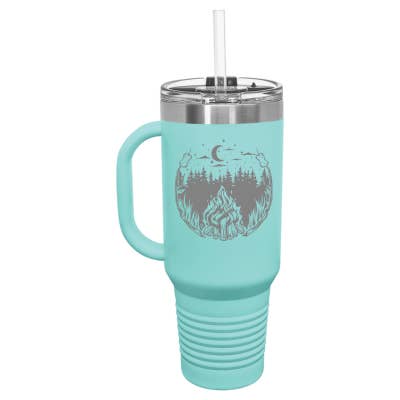 Sugar City Maker – wholesale Insulated mug/tumbler – Outdoor Campfire 40oz Travel Mug6