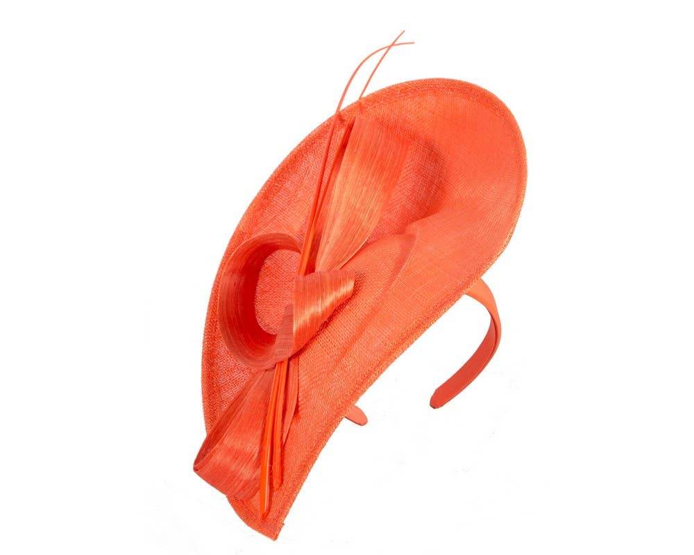 Max Alexander by Cupids Millinery Melbourne - Wholesale Fascinator Hat - Women's - Large sinamay fascinator with loops and feathers11
