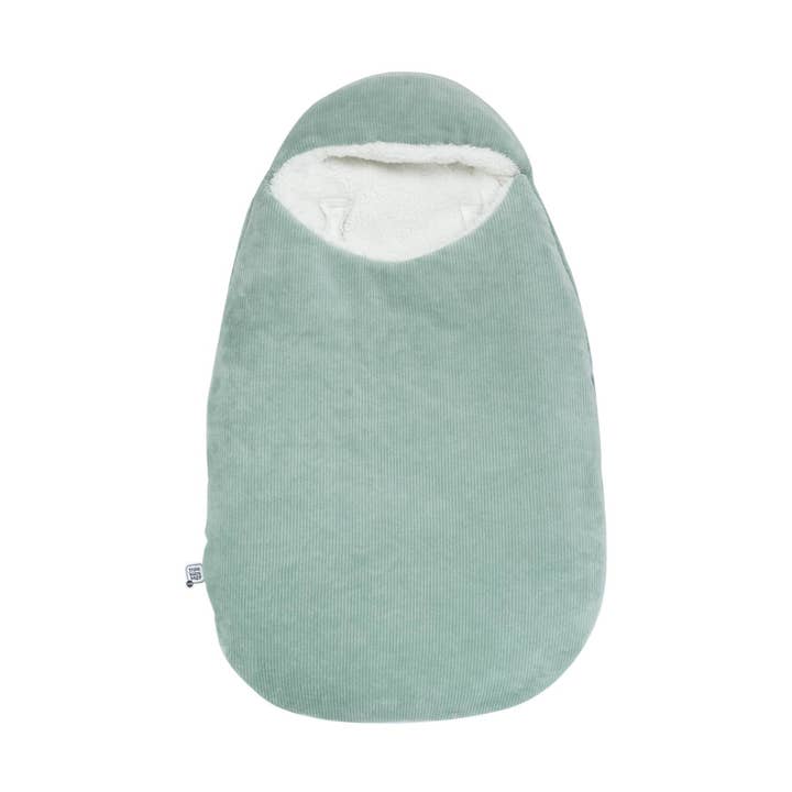 Ninho para bebê em lã com tom sage por atacado de Trois kilos Sept