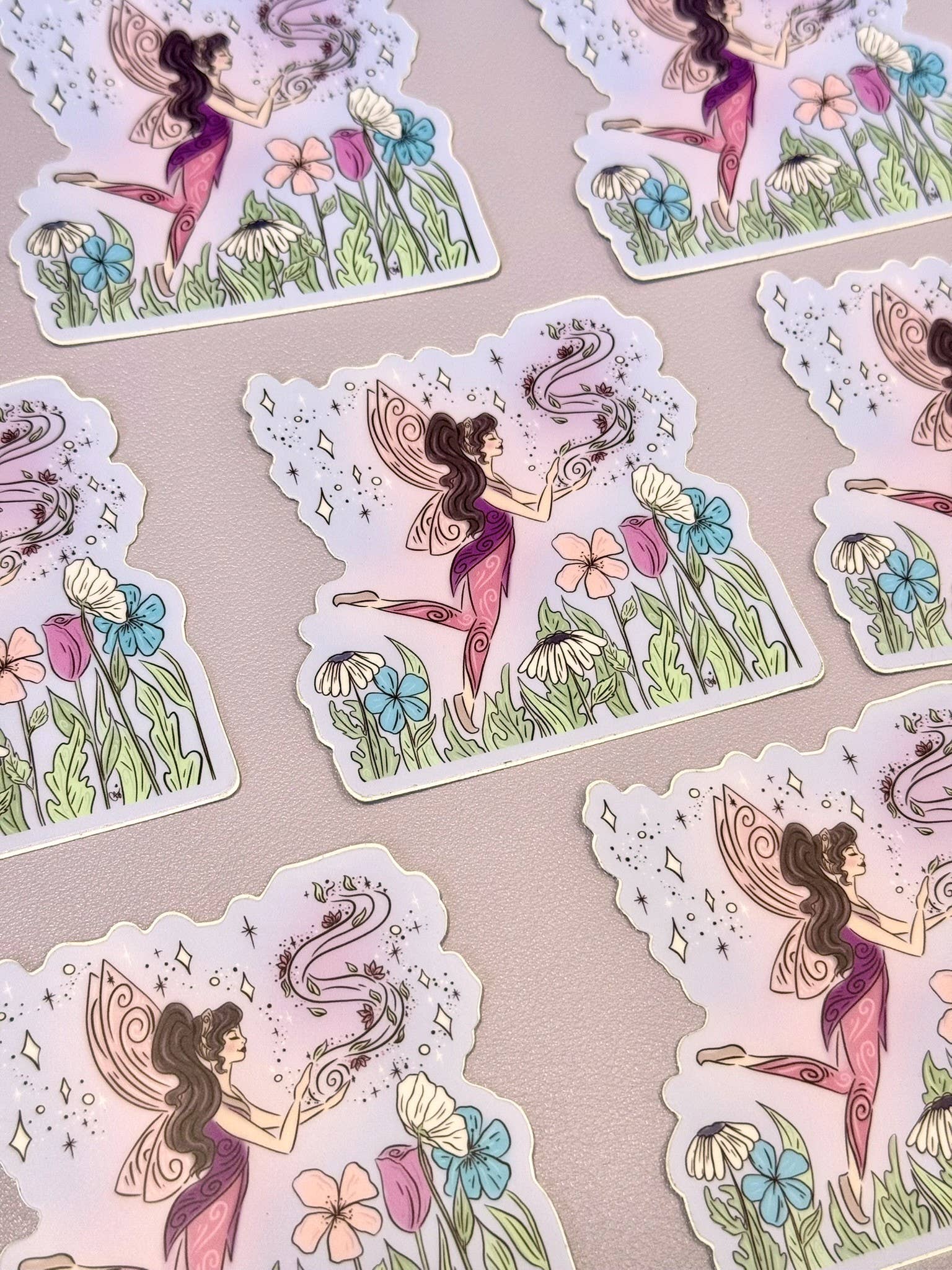 Alicia's Wonderland - Wholesale Sticker - Whispering Wind Fairy Vinyl Sticker | Fairy Sticker1