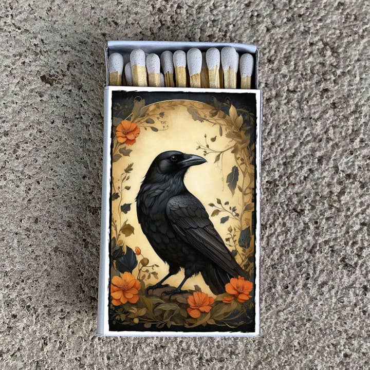 Most Amazing - Wholesale Matches - Raven Matchbox • Matches • Candle Acc • Stocking Stuffer6