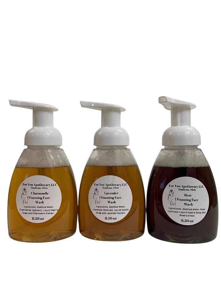 Foaming Face Wash for wholesale by For You Apothecary LLC