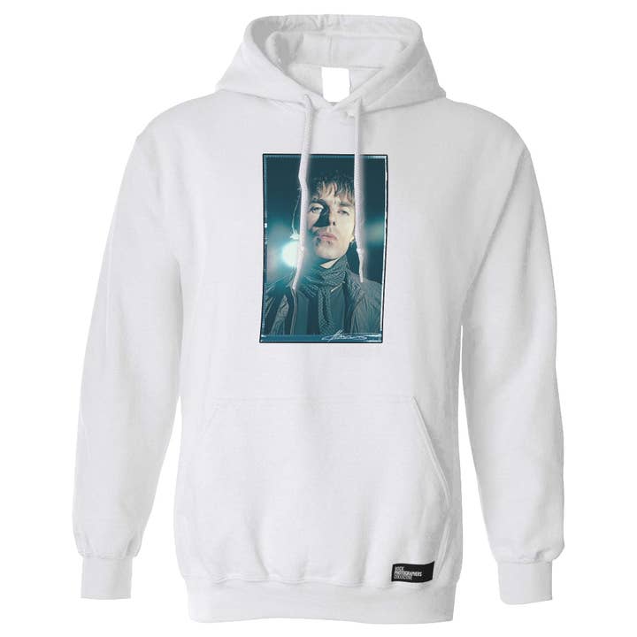 Rock Photographers Collective – wholesale Hoodie – Unisex – Liam Gallagher, Oasis, 2008, (1) MRW Hoodie