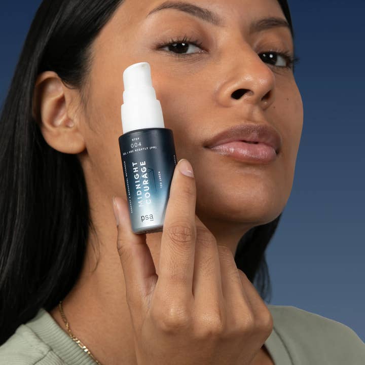 Purposeful Skincare for All - Wholesale Facial Oil - MIDNIGHT COURAGE Bakuchiol Retinoid Night Oil2