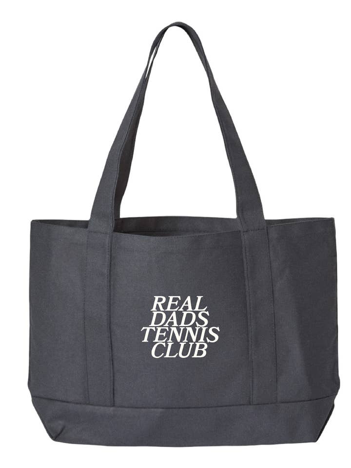 Real Dads Tennis Club Tote for wholesale by 9tofive