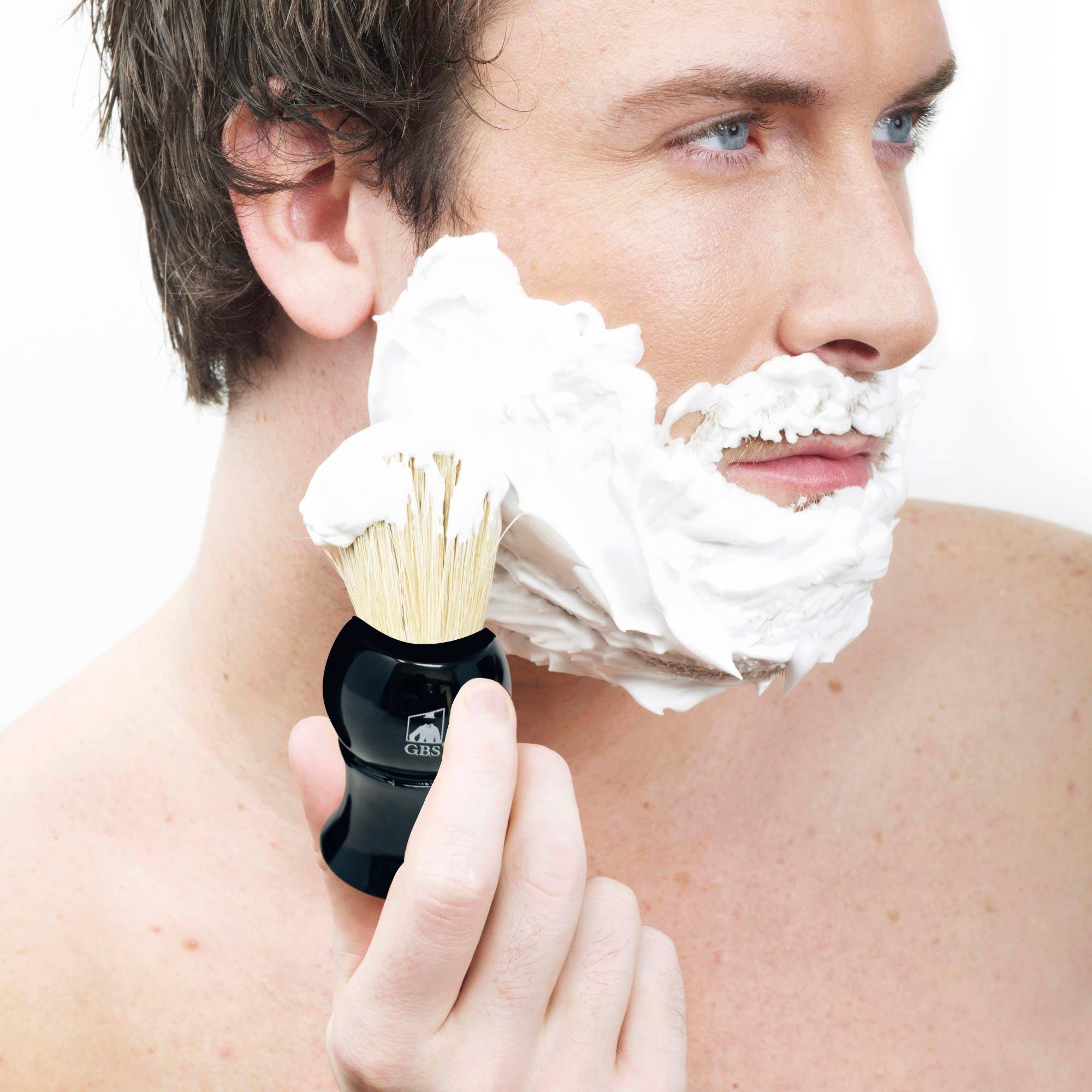 GENTS FINE GROOMING PRODUCTS - Vente Assortiment/kit de rasage - Homme - Kit de rasage 5 pièces - baume, blaireau, huile, rasoir, crème et sac11