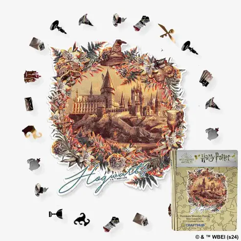 Crafthub - Wholesale Puzzle - Adult - Harry Potter Hogwarts Castle - Wooden Jigsaw Puzzle0