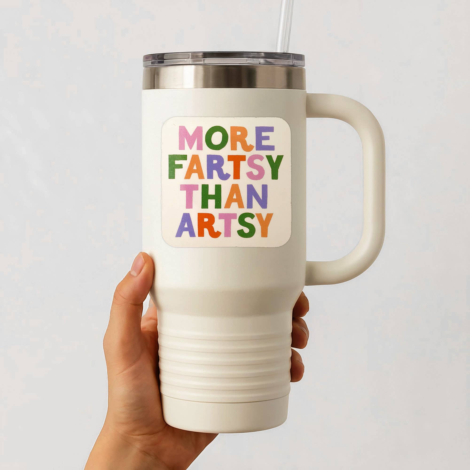 Lindsey Day Studio - Vendita all'ingrosso Adesivo - Adesivo più Fartsy che Artsy, Adesivo Divertente Adesivo Stravagante3