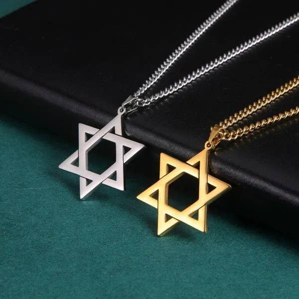 Syrrios Gifts LLC - Wholesale Pendant/Charm Necklace - Star of David Necklace Jewish Hexagram Pendant9