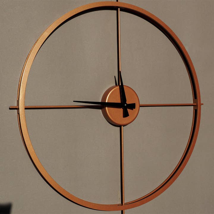 NOXART LLC - Wholesale Wall Clock - Arcadia Metal Wall Clock - APS0758