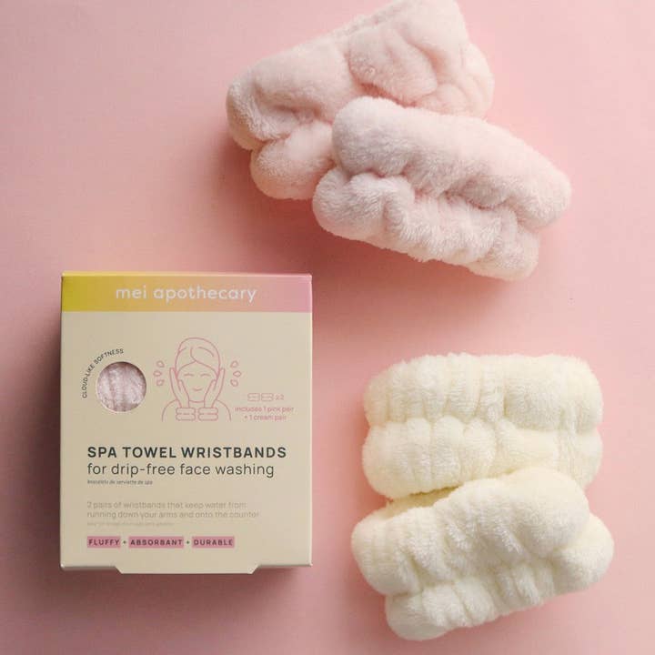 Mount Lai - Wholesale Wash Cloth - Mei Apothecary Spa Towel Wristbands for Face Washing
