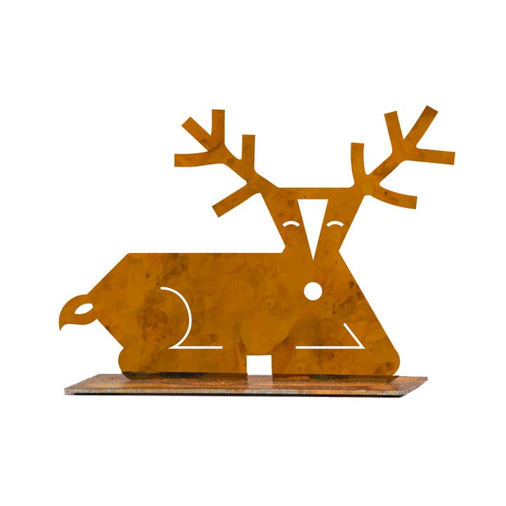 Prairie Dance - Wholesale Christmas Decoration - Contemporary Reindeer-Donner, Christmas Decor Deer Figurines