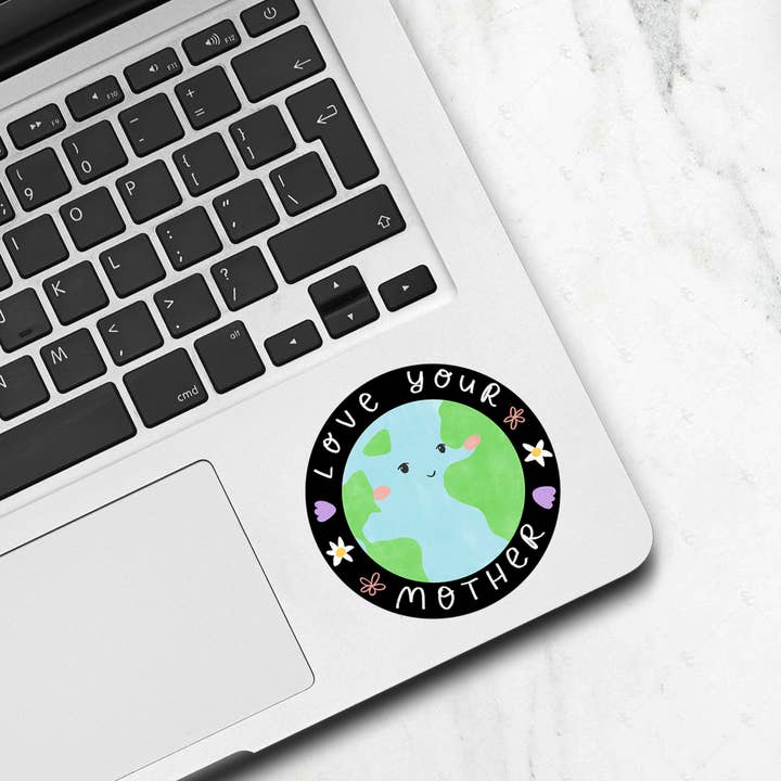 Love Your Mother Waterproof Sticker for wholesale by The Anxious Peach