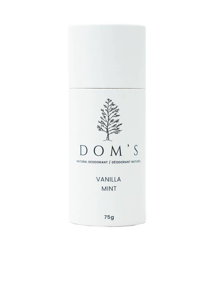 Vanilla/Mint Stick Deodorant for wholesale by Dom's Deodorant
