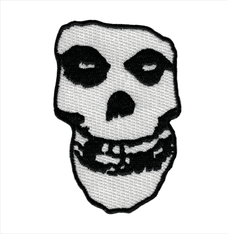 Square Deal Recordings & Supplies - Wholesale Patch - Patch - The Misfits - Crimson Ghost Schedel - Punkrockmuziek0