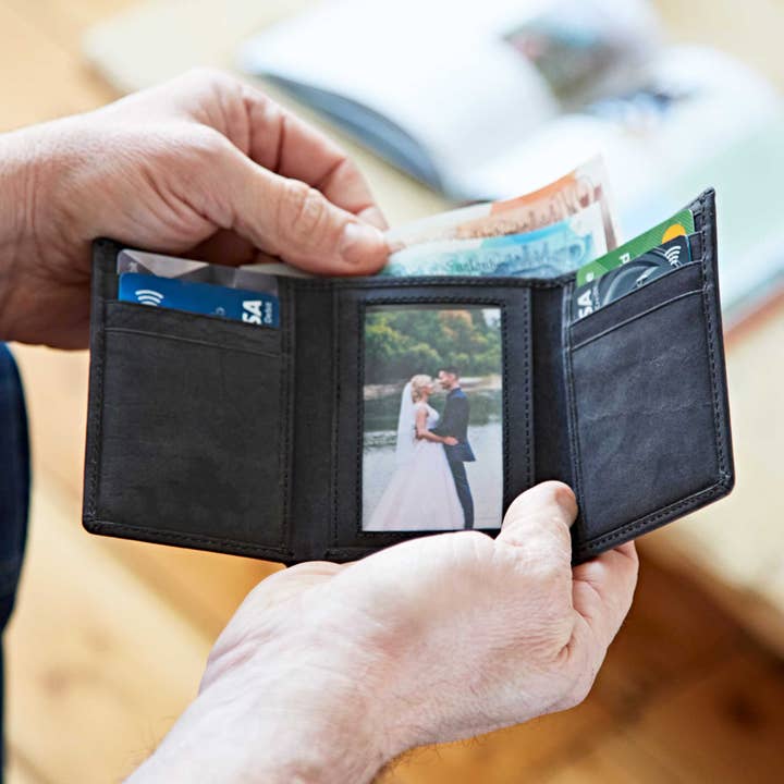 The Paper High Gift Company Limited - Wholesale Wallet - Men's - Handmade Buffalo Leather Trifold Wallet