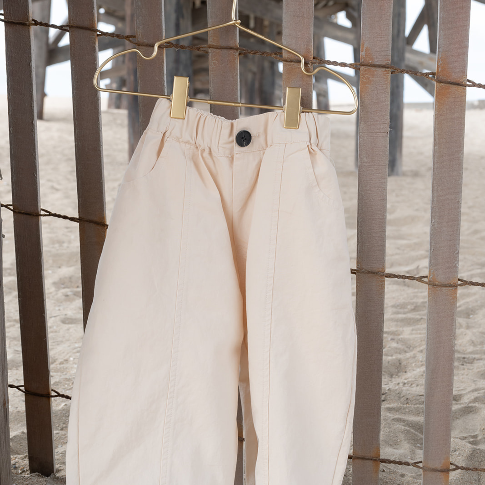 Rivi & Kin - Wholesale Pants - Kids - Barrel Trousers - Coastal Khaki1