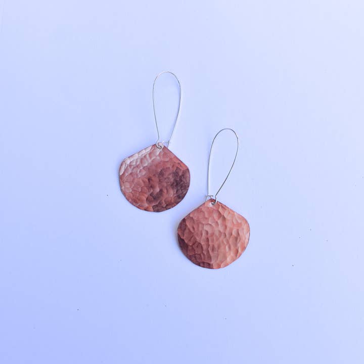 Cascadia Jewlery - Wholesale Dangle Earrings - Moon Drop Earrings - Copper1