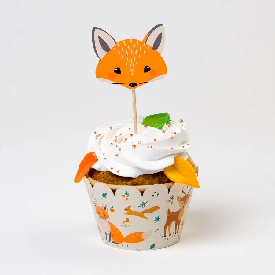 Annikids - Wholesale Cake/Cupcake Topper - Forest Animal Cupcake Kit2