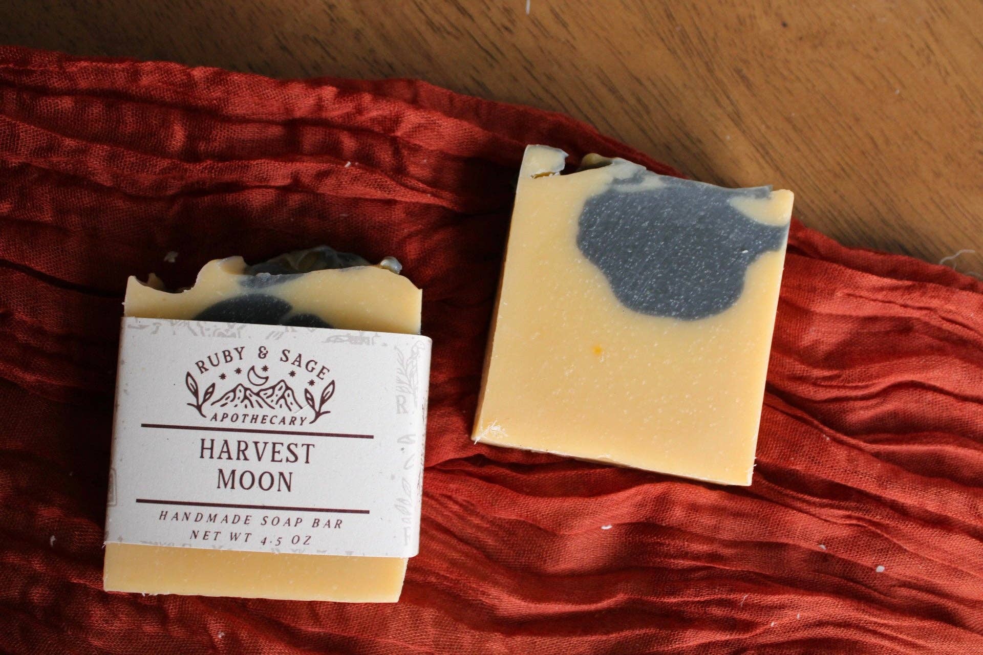 Ruby & Sage Apothecary - Wholesale Bar Soap - Harvest Moon Soap Bar1