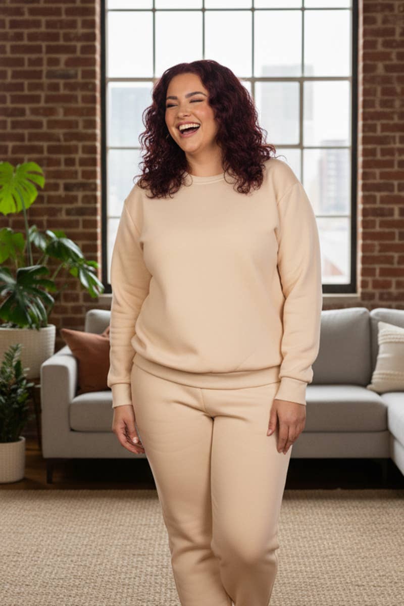 CAPELLA APPAREL - Wholesale Sweatshirt - Women's - Plus Size Classic Poly Fleece Crewneck Pullover5