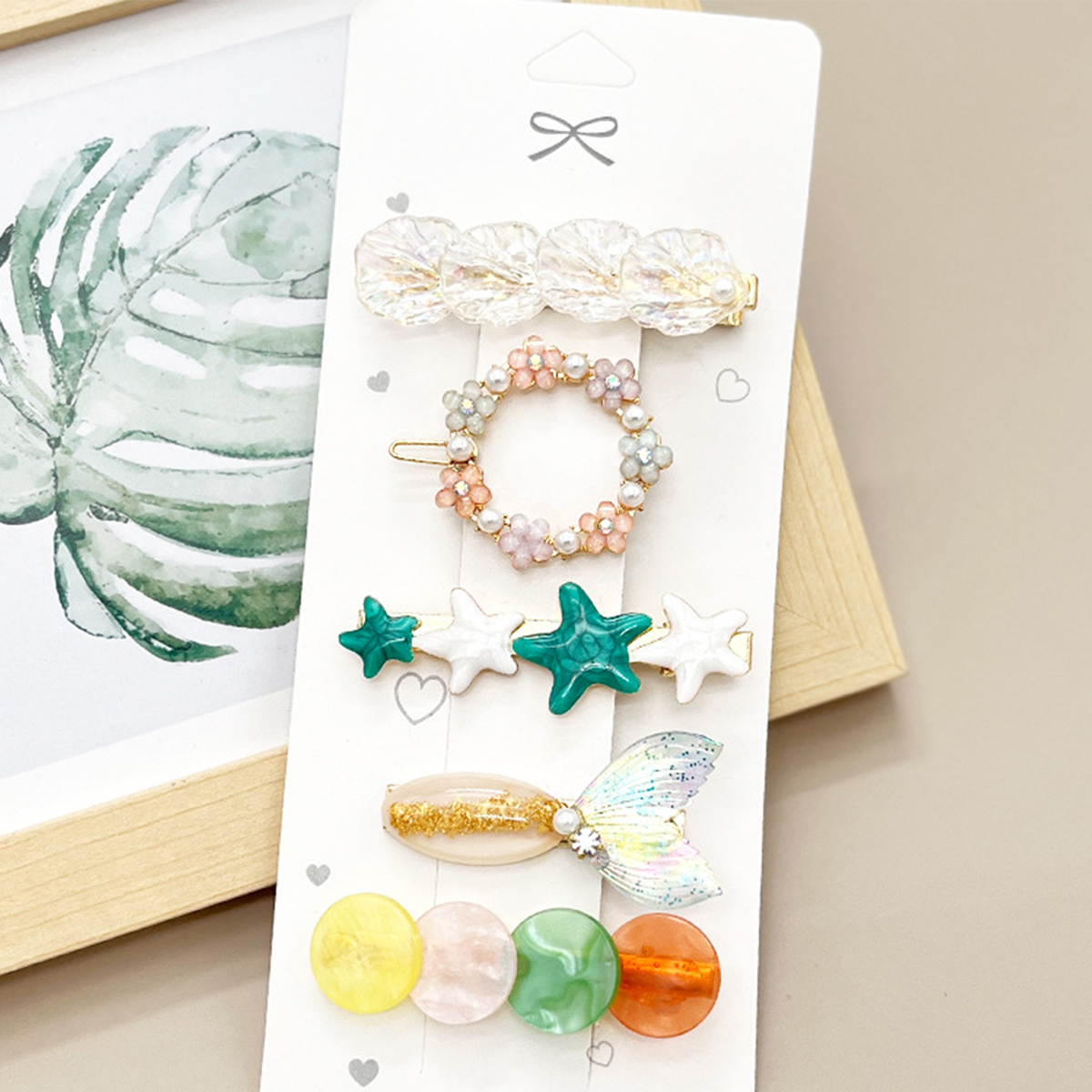 ACCITY - Wholesale Hair Clip - Women's - Rhinestone Pearl Hair Clip Set-Elegant Side Pin _CWASC034968