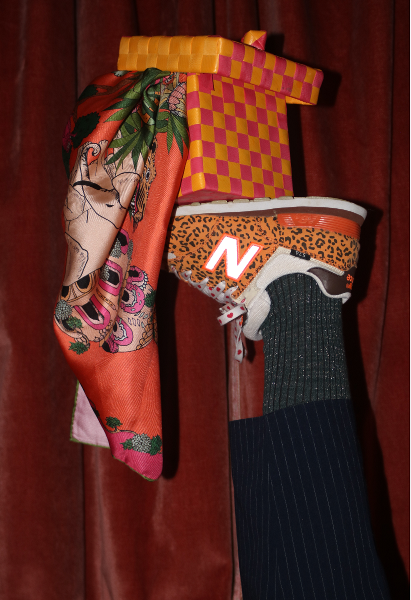 SOIE-MEME – wholesale Halsduk - Dam – Dröm Platser - Orange2