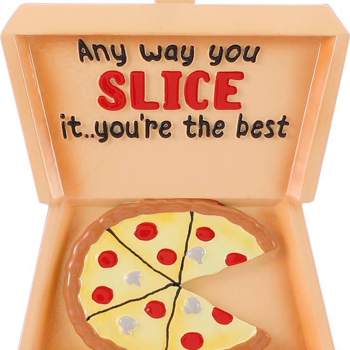 Pizza Box Personalized Ornament for wholesale by PolarX Ornaments