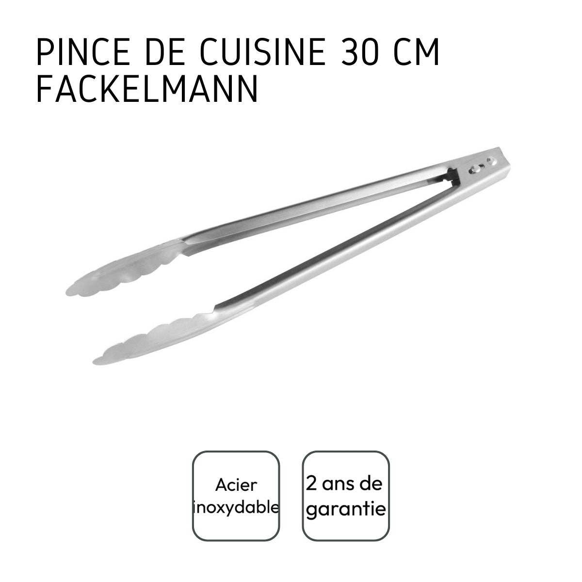 Zenker - Wholesale Kitchen Tong - Fackelmann stainless steel multifunction tongs 30 cm3