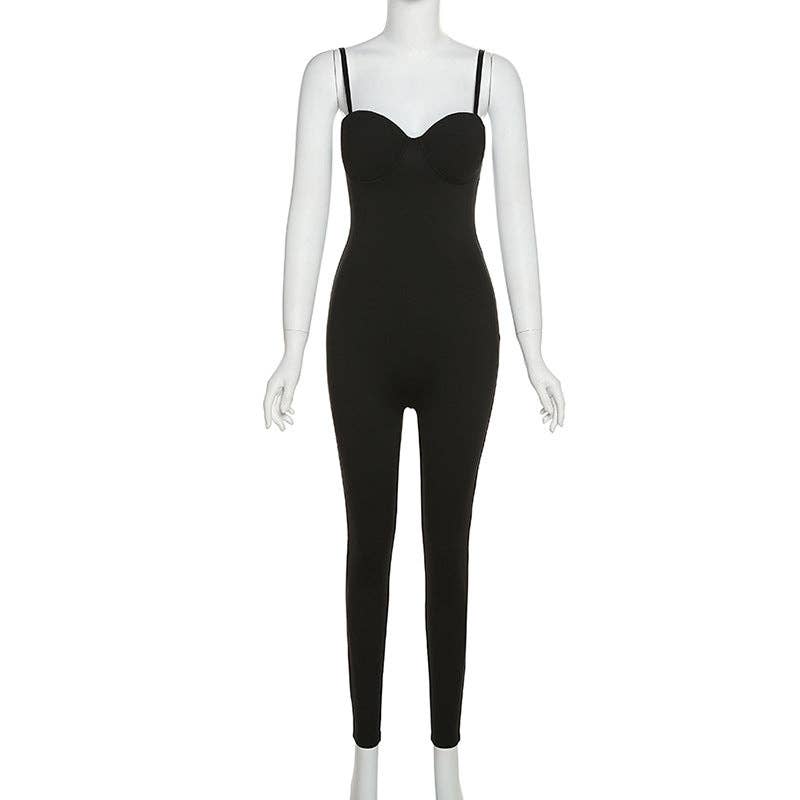 MB Fashion Wholesale - Wholesale Jumpsuit - Women's - MB FASHION SEXY STRETCH JUMPSUITS 0418T3
