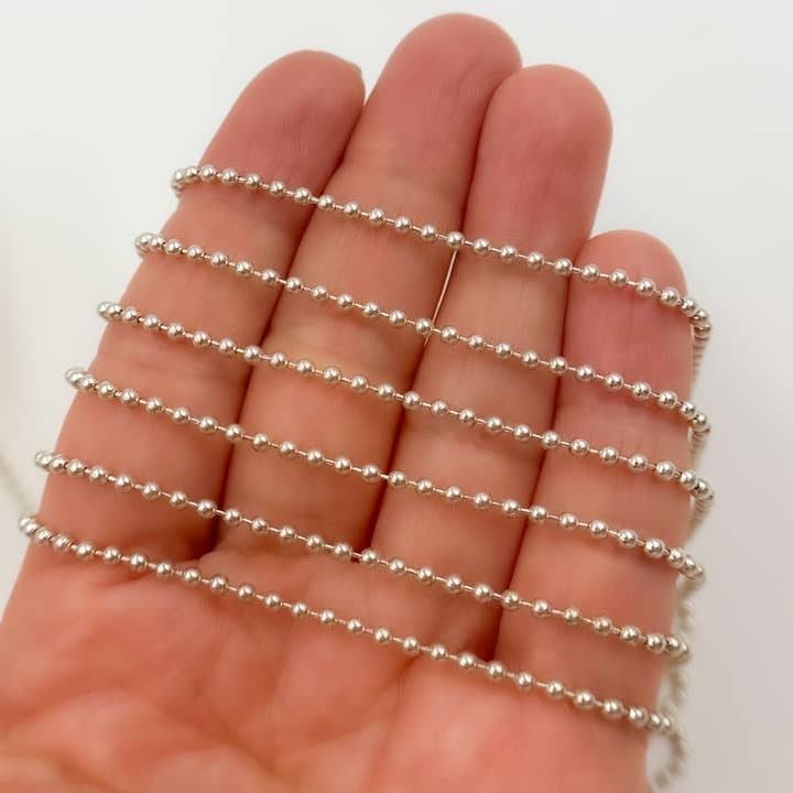 Tresor Jewelry Inc. - Wholesale Link & Chain Necklace - 2.0MMBCSS. Sterling Silver Ball Chain2