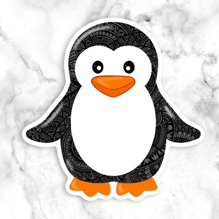 Penguin stickers, Kids Sticker for wholesale by GatikaChicShop