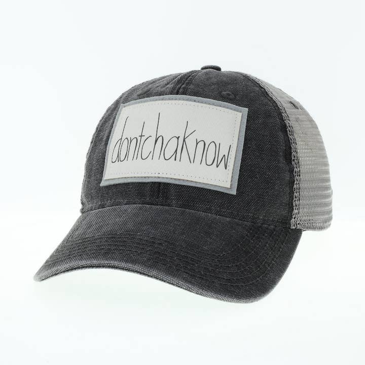 Dontchaknow Dashboard Trucker Hat i Sort/Grå for engroshandel hos Aisling