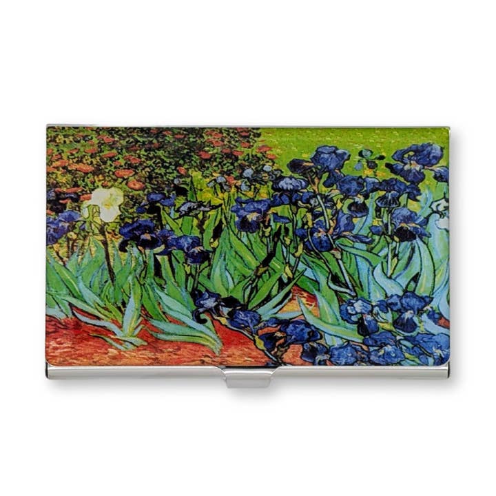 Van Gogh Iris kortholder i rustfrit stål for engroshandel hos Monarque