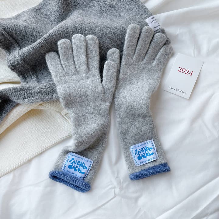 VividLux - Wholesale Gloves - Women's - Macaron Color Touchscreen Knit Gloves9