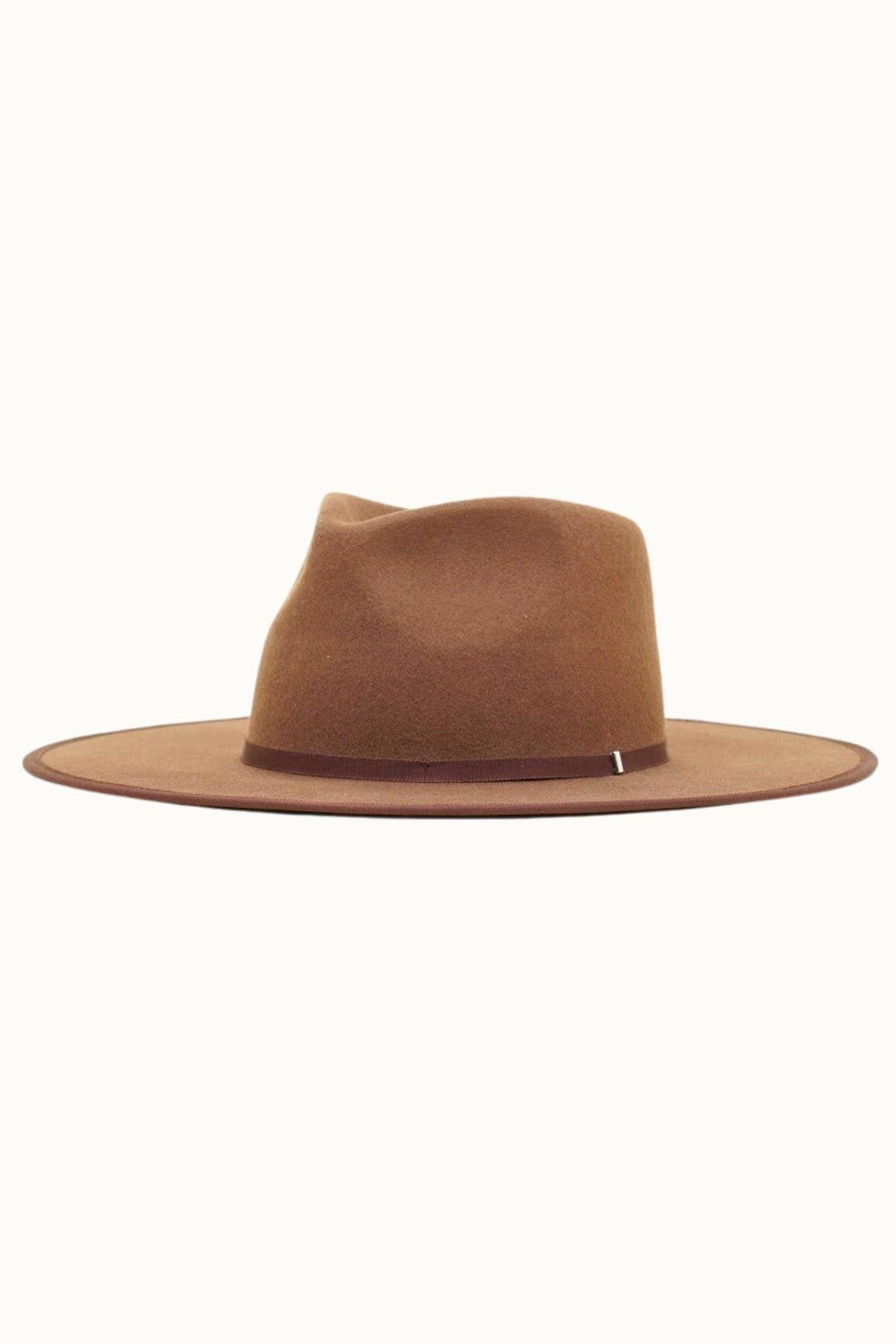 Olive & Pique - Wholesale Fedora - Unisex - GABRIEL - 100% Wool Felt Structed Rancher, Satin Lined, Chestnut4