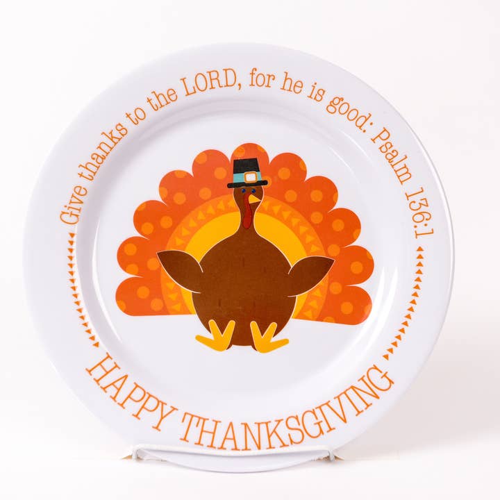 Thanksgiving Plate for wholesale by Fruit-Full Kids