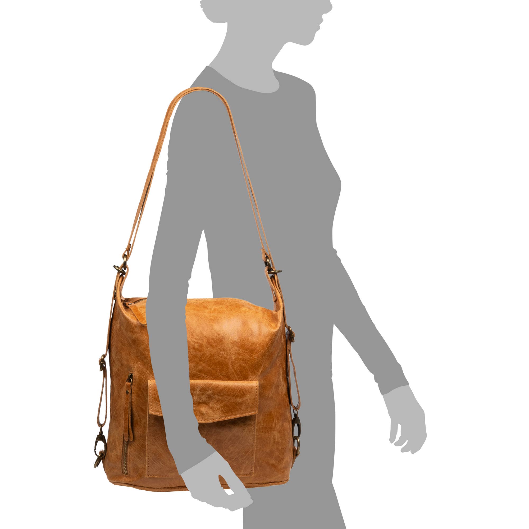 FIRENZE ARTEGIANI - Wholesale Backpack - Women's - Irene Women's Backpack Bag. Genuine Leather Suede Washed3