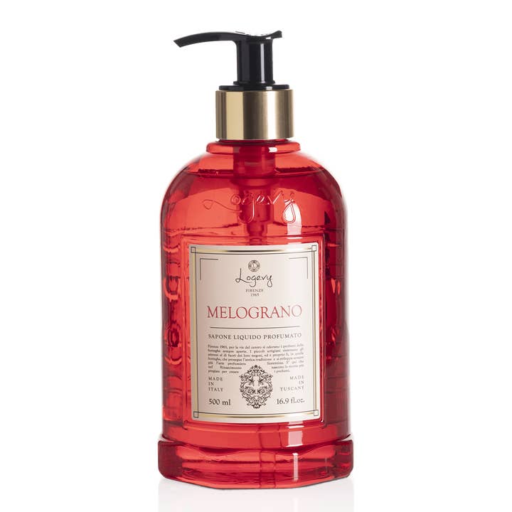 Logevy Firenze 1965 - Wholesale Body Wash/Shower Gel - Pomegranate Liquid Soap 500ml1