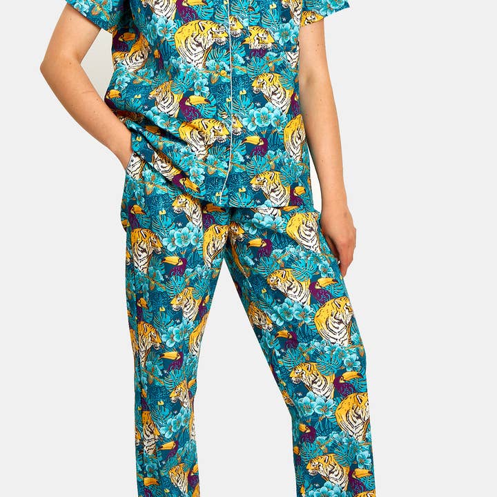 Organic Cotton – Tiger Pyjama Trouser Set for wholesale by Dalit Goods Co