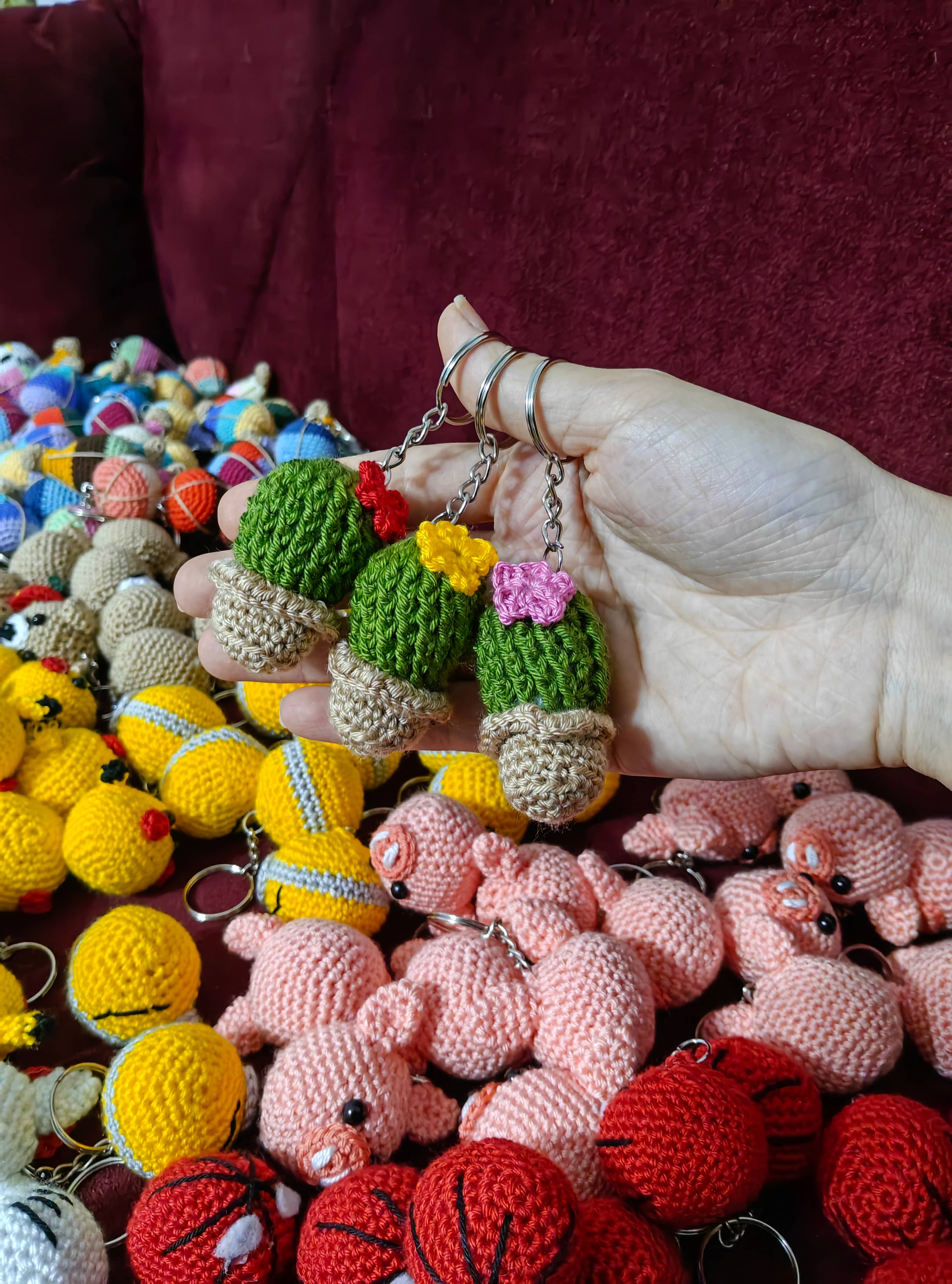 despinacrafting – wholesale Keychain – Women's – Crochet Keychain, Stuffed Toy, Hello Kitty, Minions2