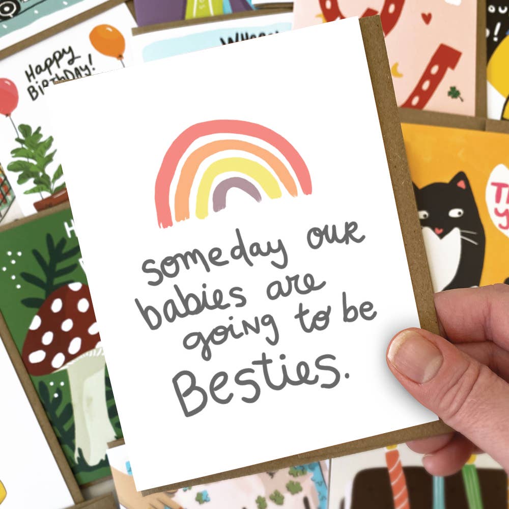 Kat French Design - Wholesale Baby Card - Bestie Babies Card1